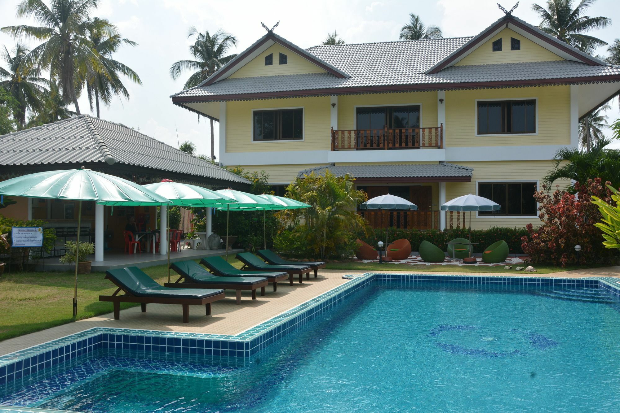 Apple Bungalows Bang Saphan Buitenkant foto