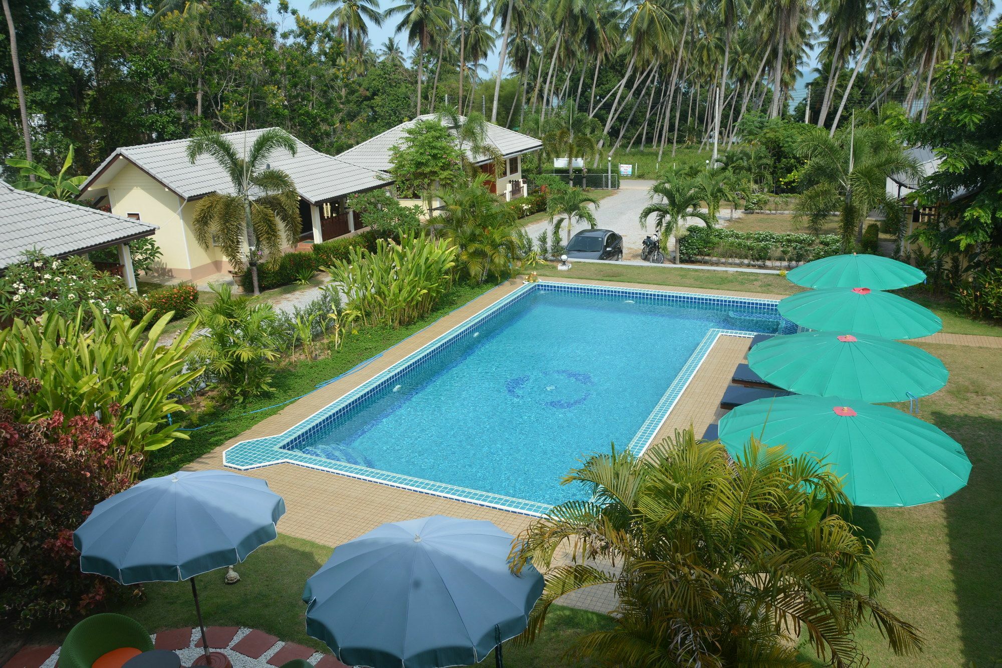 Apple Bungalows Bang Saphan Buitenkant foto