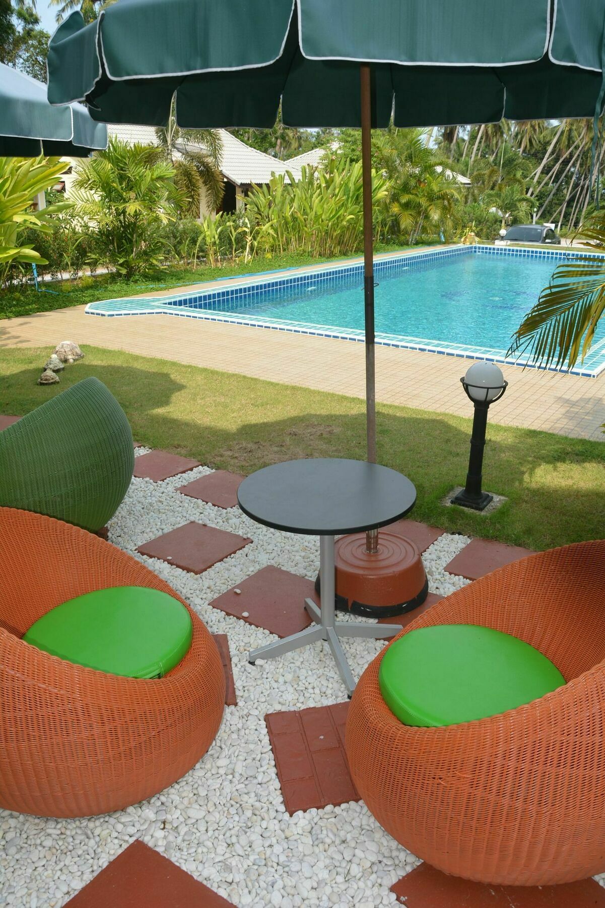 Apple Bungalows Bang Saphan Buitenkant foto